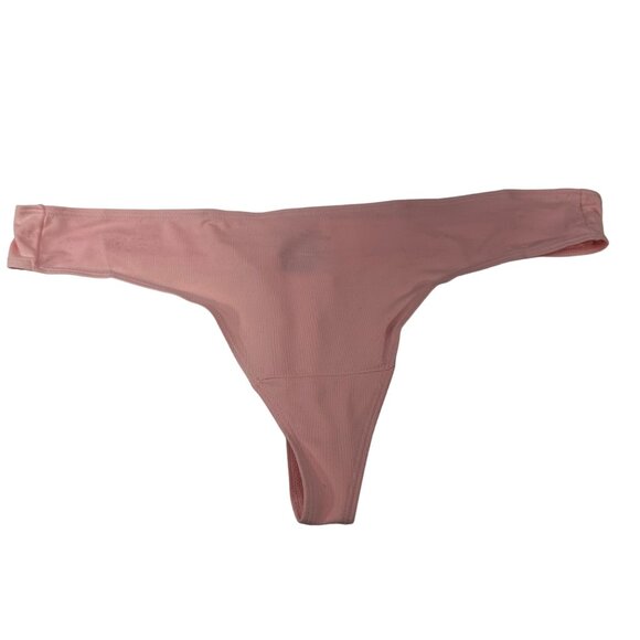 Hanes Women's Size 7 Large Panty Thong Pink New Without Tags - Picture 1 of 6